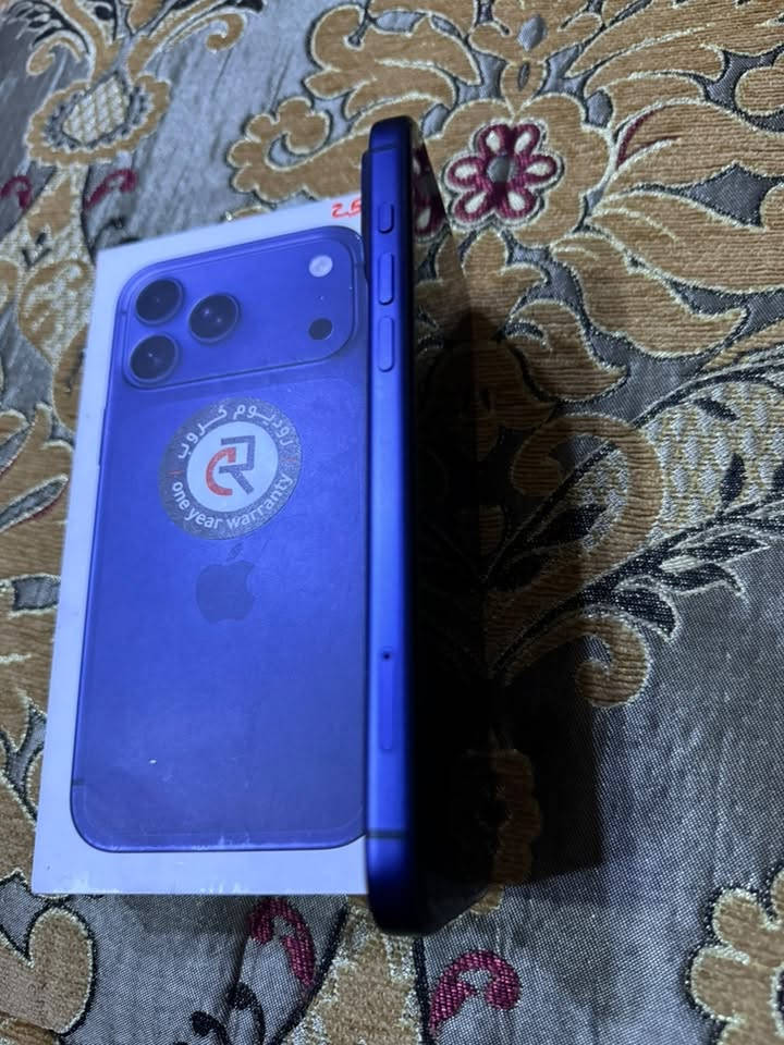 17 بروماكس ٢٥٦ بطاريه 98🔋🔋
نضافه ١٠٠٪؜
سيمكارت شريحه فعليه شرق اوسط
مكاني بغداد جديده
*********** شراي يتصل 
السعر خاص  جهاز شخط مابي نضيف جداً
