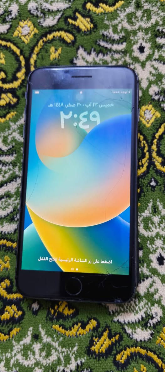 ايفون 8 بلس للبيع
جهاز كله بلادي مبدل فقط الكامره الاx1
ذاكره 64
بطاريه70 
السعر 75 الفف
***********
