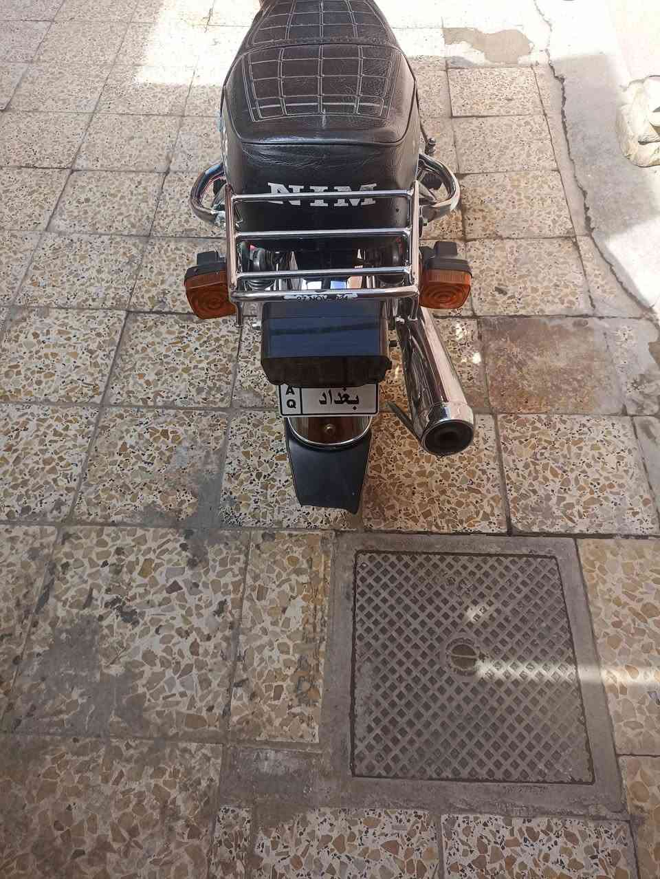 سلام عليكم
نامه مديل 2025 اوراق 2 
سعر 525)
دراجه جديده ونضيفه كلش
مكينه مامفتوحه 
كهربائيات كلها شغاله 
***********
