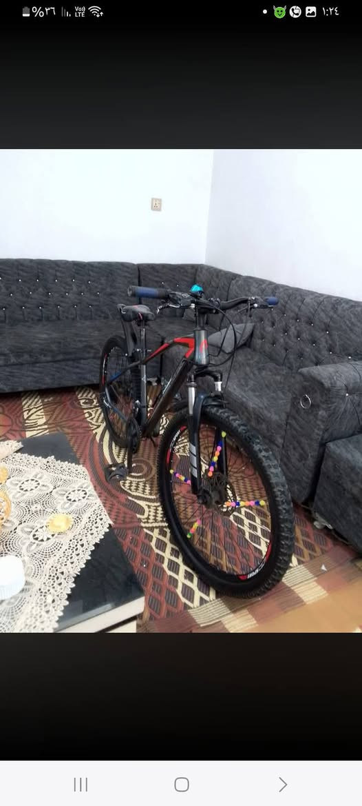 سلام عليكم بايسكل جبلي للبيع حجم 27 نضيف مابي ا شيء سعره بخمسين قفل الرقم ***********
