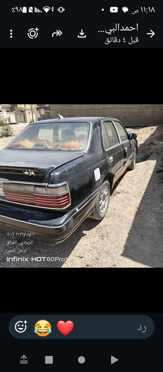 السلام عليكم كيا بونتيشا موديل ١٩٩٥رقم انبار سنويه نافذه لغايه ٢٠٢٧ باسمي السياره بلاديه محرك كير بلادي خير من الله  كهربائيات كلها شغاله دشبول دجيتل تبريد عاطل كشرها بلادي شواصي بلاد اي خياس مابيها بيع او مراوس سعرها27$بيها مجال موجوده بالرمادي موبايل ***********
