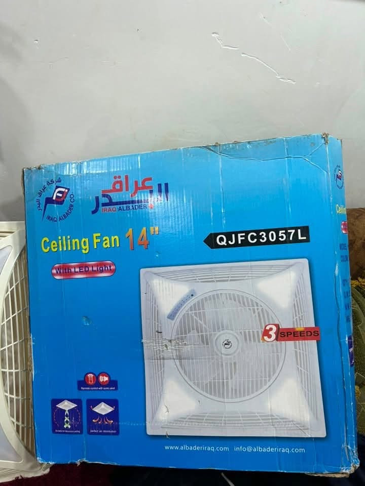مروحه سقف ثانوي بيها اضائه هم قويه جبتها وما شديتها يعني ما مستخدمه سعر ٦٠ الف مكاني حله طهمازيه فرع مدرسه الهدف ***********

