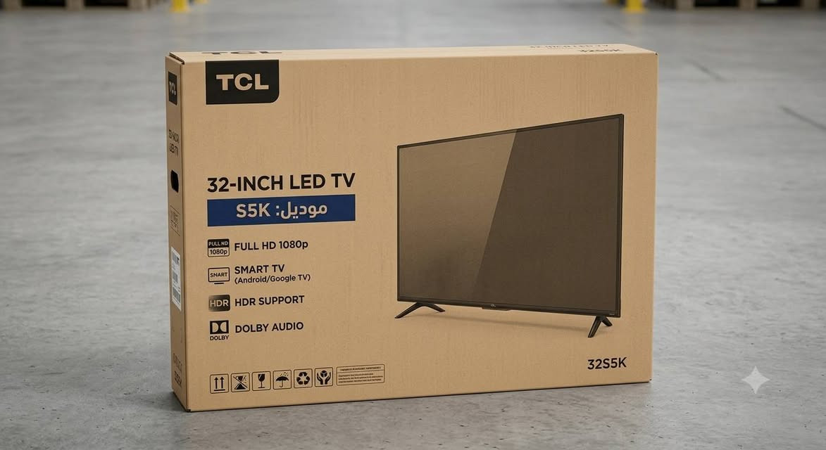 مره رخصه الادمن 

للبيع شاشة TCL حجم 32 بوصة (موديل S5K).
الحالة: استخدام يومين فقط (جديدة تماماً وأغراضها كاملة).
التوصيل: متوفر توصيل أو المعاينة والفحص المباشر.
السعر: 150 ألف دينار عراقي.
المكان: البصرة.
للتواصل والمراسلة على الخاص ***********
