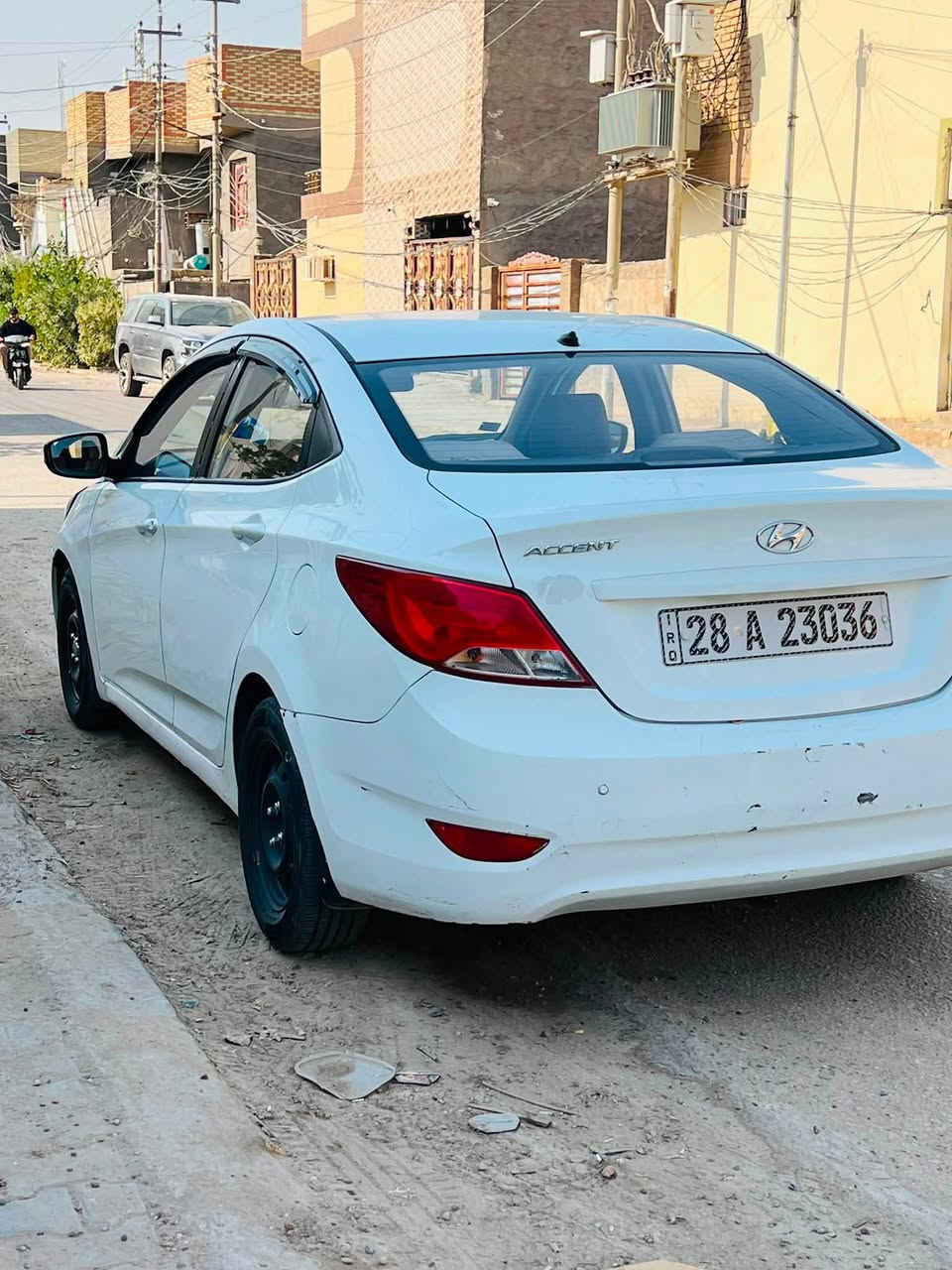 اكسنت مديل 16
جاملغ فقط مبدل 
حديده جديده 
كير مكفول 
محرك جديد 
شرط تفحص بيع مستعجل 
95 ورقه 
***********
