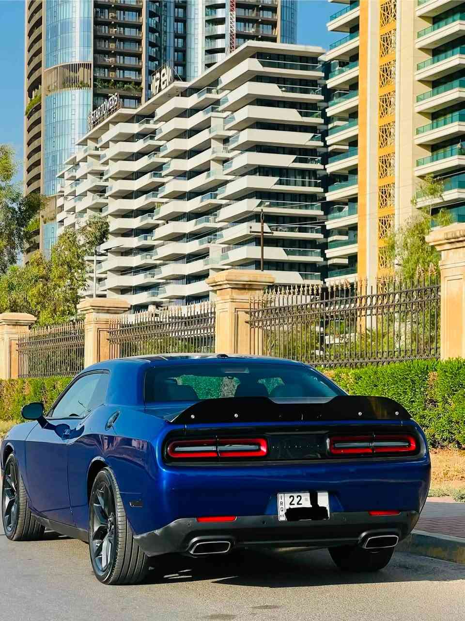 السلام عليكم
Dodge Challenger R/T
. موديل 2022 

. الممشى 17 الف ميل فقط 

. الضرر 3 قطع امامية صبغ اريباك ستيرن ودشبول

. كير ومكينه بشرط 

. كشنات حضن داخل احمر 

. شفتات ستيرن 

.شاشة صغيرة 

. بدون سلايت 

. لون ازرق بحري مميز 

. تحويل بشرط 

. السعر 177 ورقة 

متوفر واتساب فقط ‭***********‬
