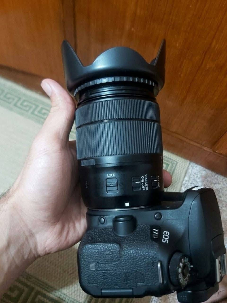 Canon 77d 18-135 stm

الكامره نظيفة شتر قليل العدسه الجيل الثالث شريحة قفل ستيبلايزر فوكس سريع
بطاريه عدد ثنين كيبل شحن
بغداد ***********
