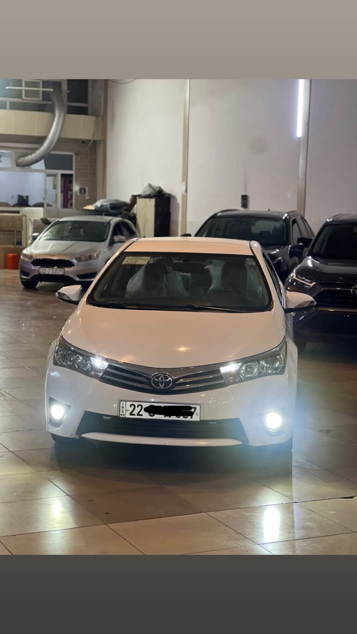 Toyota crolla 2015
تویتا بیکاشۆ مۆدیل 2015

SE+
سەیارەکە بئ سبوخە ۱جیگای بجووکی ساردەکووتە 
بئ داخلی خلیجیە ناو زەرد بەناو خۆمە
سەیارەکە مواسەفات SE+
واتا بەسمە ئاوینە کارەبایی دەرکە بەسمە لایت لید 
سەیارەکە بئ قەپ و قۆپە بئ تەزرەیە 
بەس ۱جیگای بجووکی ساردە کووتە 
بۆ زانیاری زیاتر 
بەناوی خۆمە 
*********** 
*********** 
Watssap 
سیارە بدون سبووخ بدون حالووپ بس واحد مکان تحدیل بارد سیارە بسم انی Singapore
