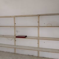 رفوف حديد • تحمل وزن ثقيل • ٥ قطع ٤م