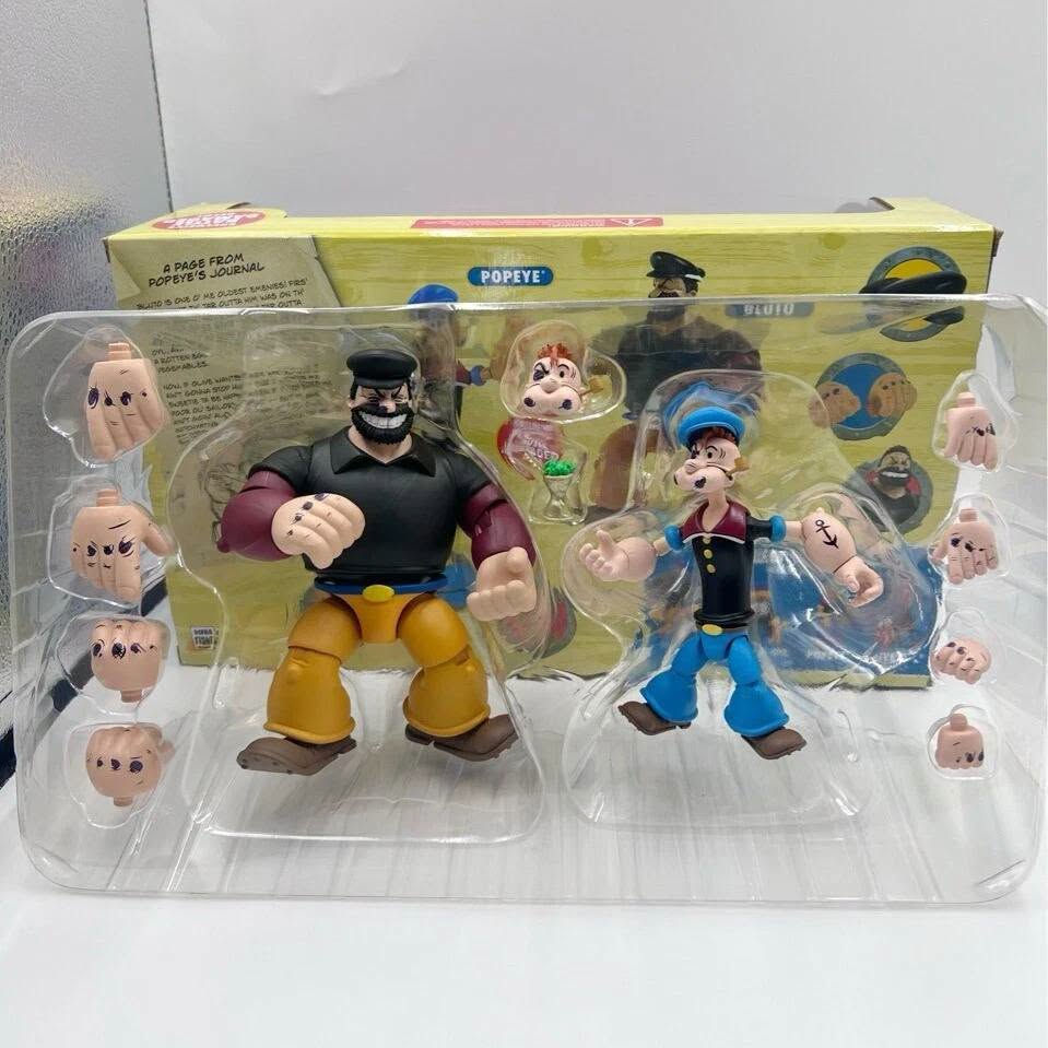 سيت مجسمات بباي وبلوتو (Popeye vs bluto)
 إصدار شركة Boss Fight Studio
مفصليات مع ملحقات وراس أظافي و ايدي للتبديل💥
منتج جديد بتقفيله الشركة🥰
للاستفسار خاص🙏
متوفر خدمة توصيل لكل محافظات العراق🚕

نص مكتوب في الصور:
- POPEYE CLASSICS