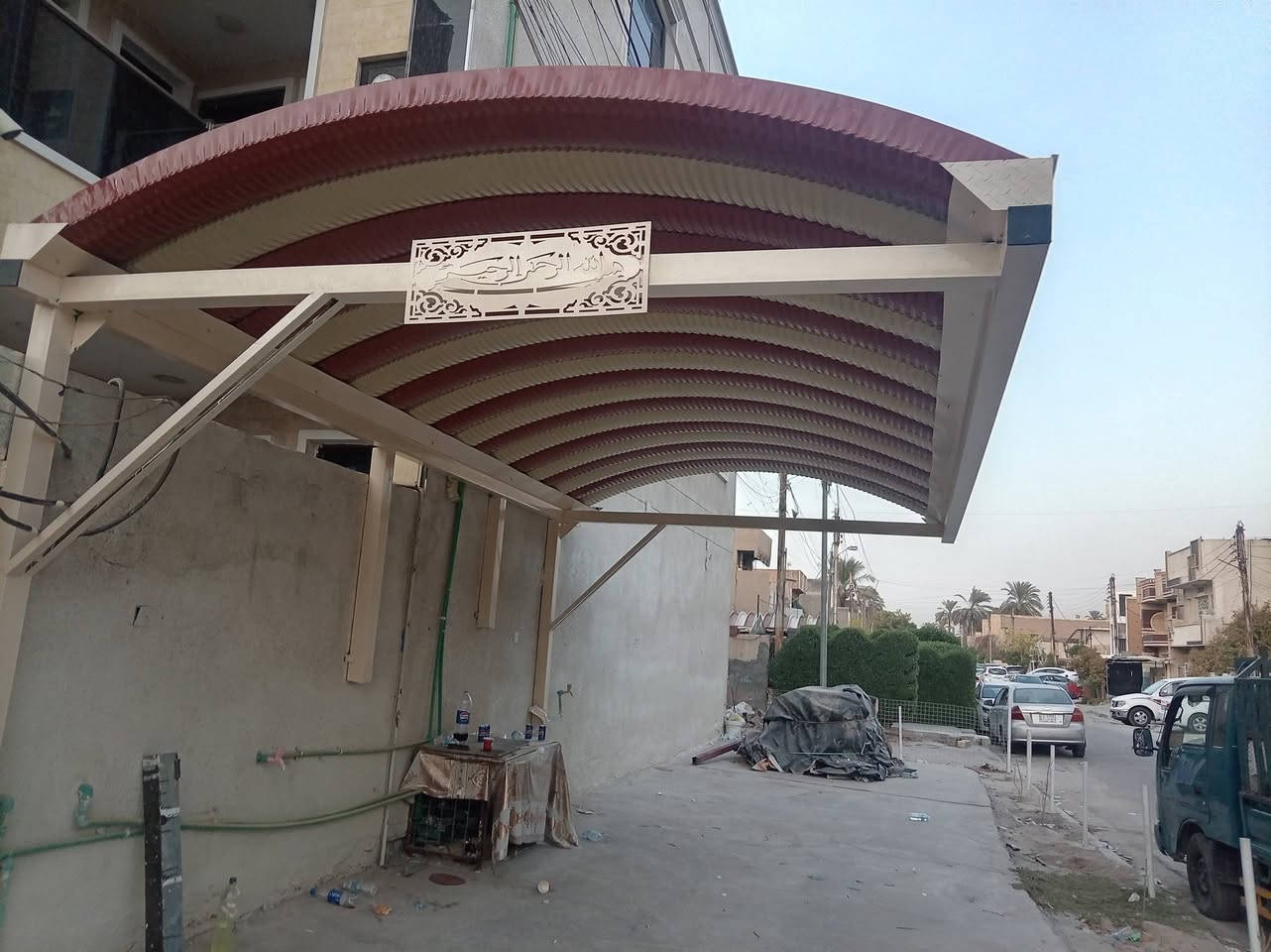 تم بعون الله عمل سقيفه في منطقة العامريه ونشكر كادر مكتب الصادق اللسقائف كي سبان سعر المتر ٢٥الف ***********
