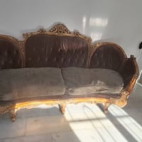 طقم قنفات مصري ١٢ مقعد مع طبلة وسطية النوع ثقيل جدا بحالة جيدة مكان :ب...