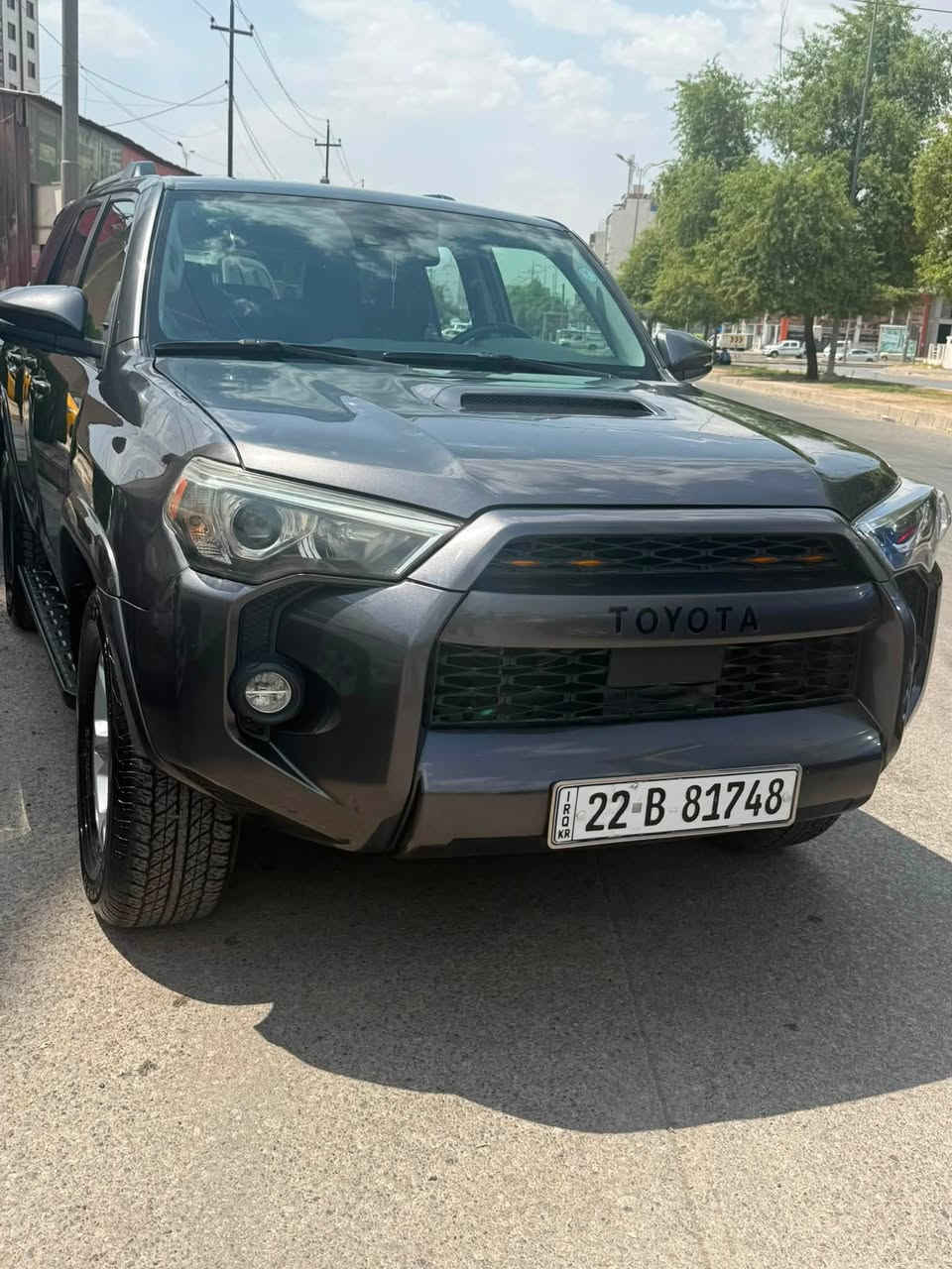 TOYOTA  4RUNNER   2021SR5 Premium
~ تويوتا 4 رنر  
~ وارد أمريكا  
~ موديل 2021
~ محرك 6 سلندر  / V6 
~ مواصفات SR5 
~ شاشة كبير  
~ كاميرا
 السعر283💵$
~ كشن جلدة كهربائية 
~ ويل كب كرومة 
~ حجم تايرات ١٧🌀
~ 7راكب 
~ ماشي45 ميل 
~ إيرباگ ستيرن راجع  شركة 100%  
‏شارع فلسطين ***********
 الاستفسار عن طريق الاتصال او واتساب
غير متواجد ماسنجر
