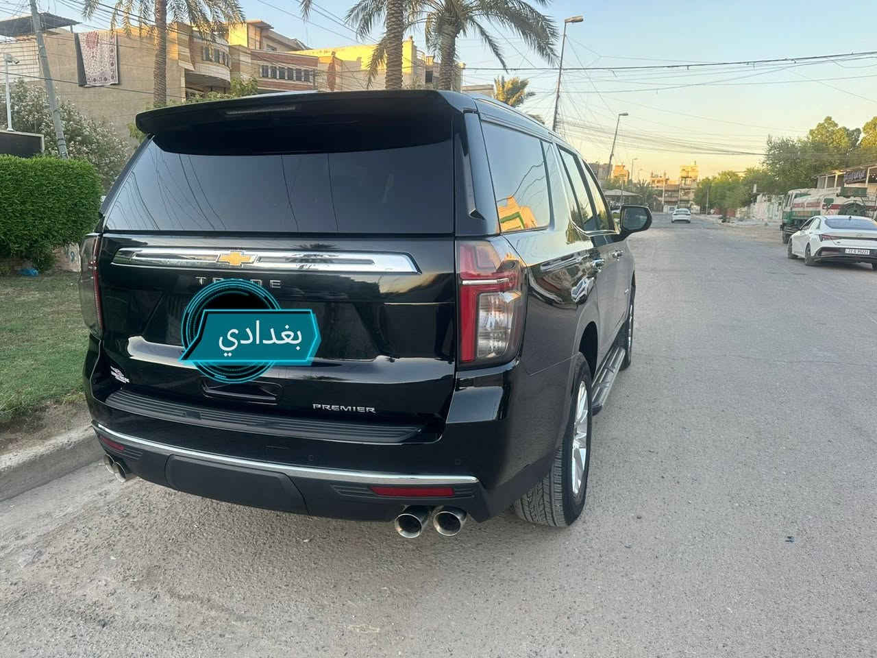 تاهو بريمر موديل 2023 وارد امريكي حادث جاملغ وبنيد وايرياك ستيرن والبردات ماشيه ١٠٠٠٠ زيرو  باسمي واني المستورد معروفه مواصفات البريم جلد شاشه جبيره مري شفط كراسي كهرباء وتدفه وتبريد منفصل مكينه ٥٣٠٠ ***********  الشراي يتصل
