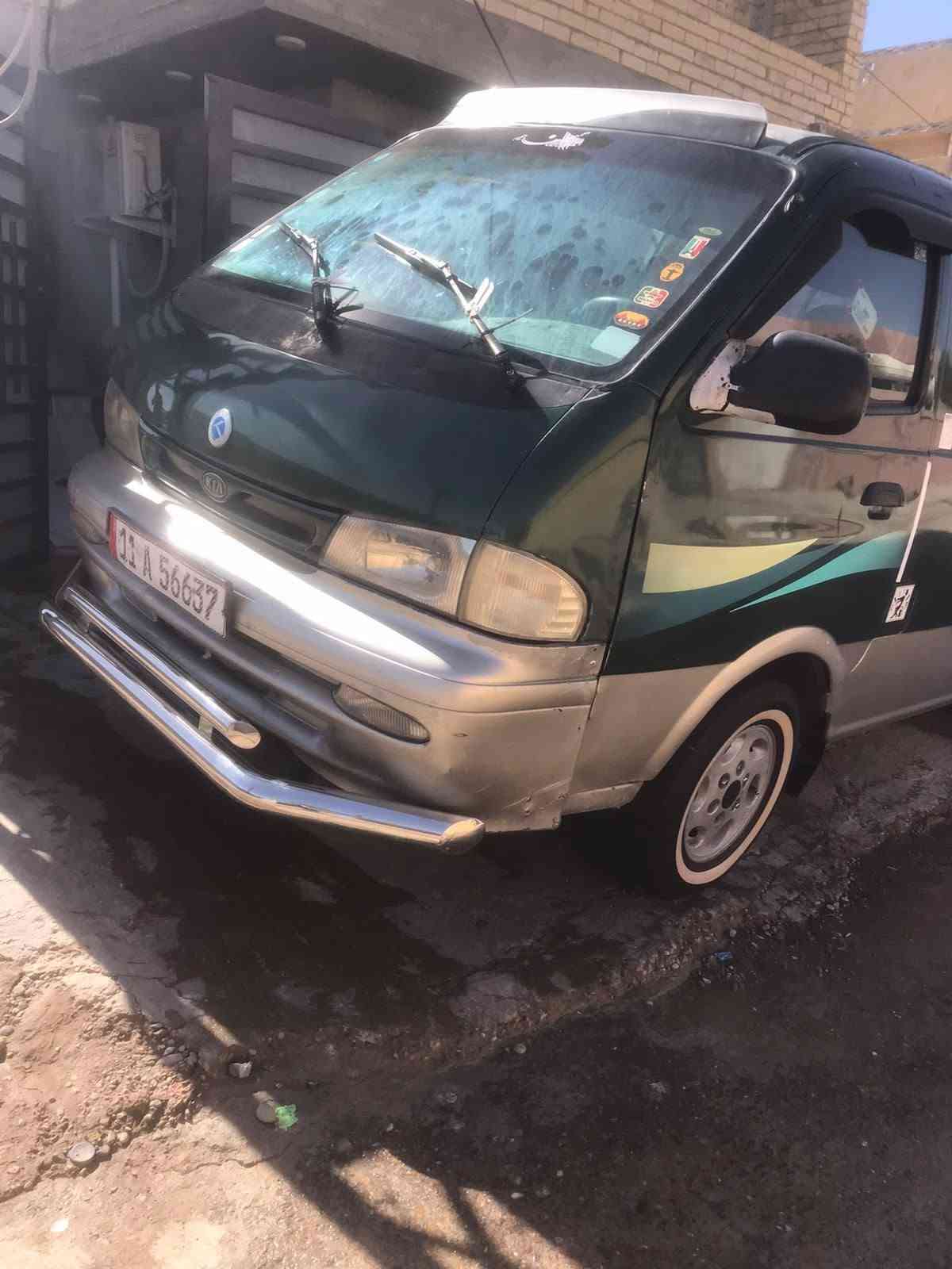السلام عليكم كيا بريجو للبيع موديل 96 سنويه 30 تخم تايرات جدد فقط صبغ جمالي صدر امامي خلفي جديد شاصي واحد جوه صايق سياره  جاهزه سعر 70 بها مجال رقم بغداد انجليزي مكاني بغداد رقم الهاتف بي واتساب ***********
