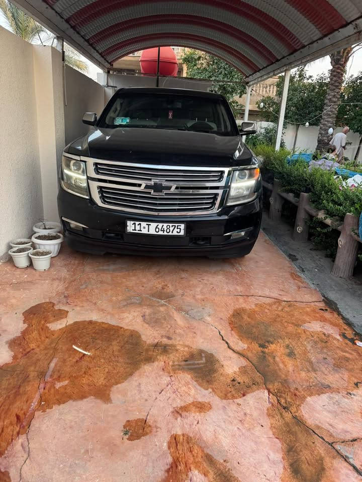 تاهو 2015 lt 
خليجيه كفاله كير ومحرك كفاله شرط،
كفاله عدا بارد بين الباب والجاملغ الايمن 
كاميرات وتشغيل عن بعد السياره وحساسات ومعرف مواصفات ال LT
ب300$ وبي مجال 
مكاني ديالى ***********
