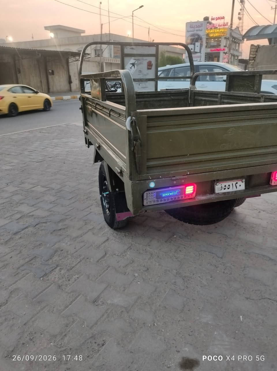 السلام عليكم ستوتة لبيع موديل 2021 سنوية ورقم ل2028 يلا تسقط اخوان الستوته بلادية على شركة قطرة صبغ مابيها لا بل شاصي ولا بل بدي مكينه 2021 وشرط المداور تخم تاير جديد بيها  المكان ديوانية رقم الهاتف ***********

نص مكتوب في الصور:
- 26/09/2026 17:48 POCO X4 PRO 5G
- 26/09/2026 17:49 POCO X4 PRO 5G