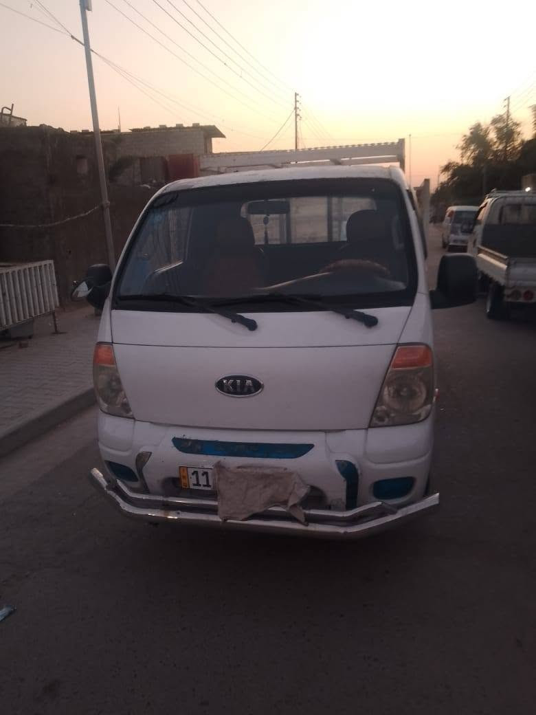 السلام عليكم  كيا بنكو رقم بغداد بسمي موديل ٢٠٠٦ مكينه مسكر طربه ميكانيك شاصي مكفوله  العنوان بغداد *********** ملاحضه  ابيع بدون محجر وشرط تحويل
