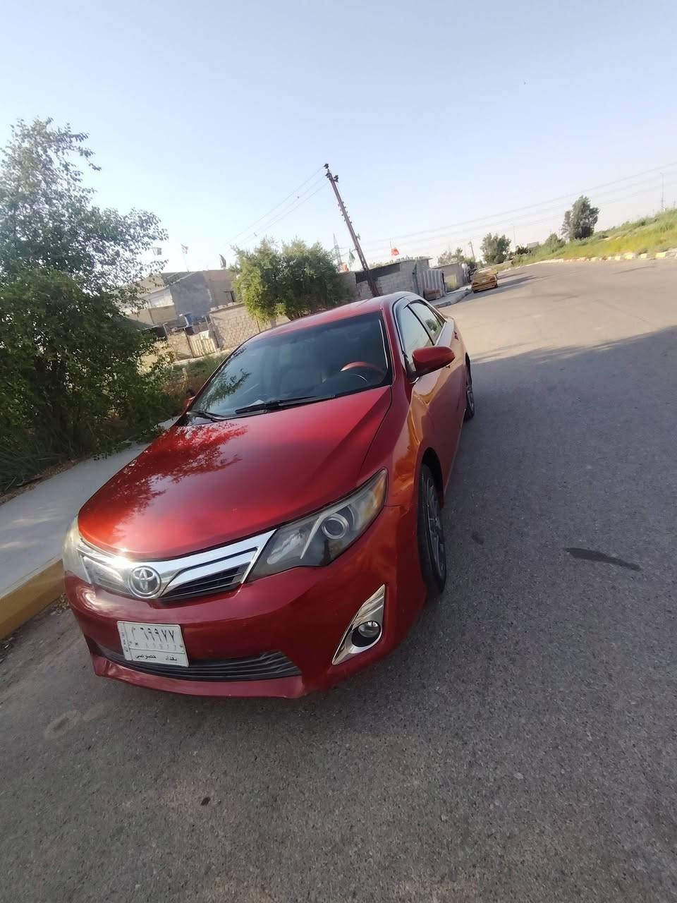 كامري موديل ٢٠١٢ فئه LE
رقم بغداد سنويه لل ٢٧ 
مواصفات معروفه
 تحكمات شاشه
مثبت سرعه مانع انزلق
محرك كير مكفولات
تبريد ثلج❄️
حداديه امامي وخلفي نظيفه
غرفه نظيفه جدا
صبغ ٤ قطع بدون دواخل
سياره جاهزه
ويلكب حجم ١٨ مع تايرات نظاف
مكاني واسط العزيزيه ***********
