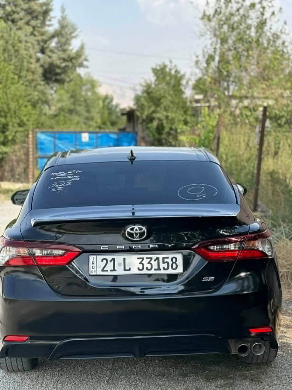 تۆیۆتا کامری 2021 SE 

دەرگاو جەمەلەغ بە بیلاد گۆراوە یانی بێ بۆیاخە سەیارەکە 
80,000 مایل ڕۆشتووە 
*********** Whatsapp السليمانية, العراق
