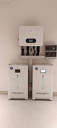 طاقة شمسية • 14 لوح 645 واط • انفرتر 12kW