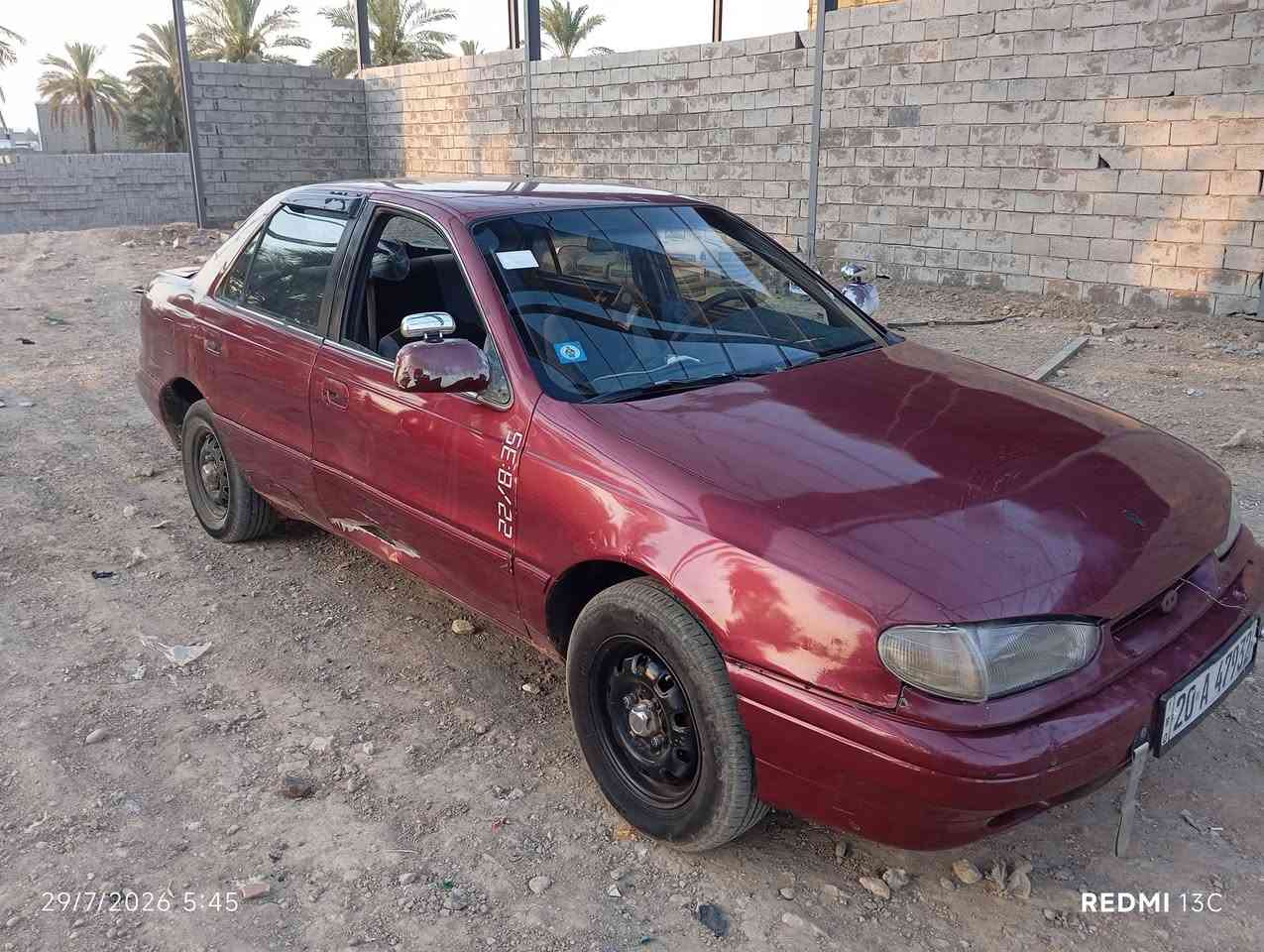السلام عليكم
الانترة ٩٤ للبيع

رقم ديالى تحويل مباشر 

السيارة يرادلها صرف

السعر ٢٢ بيها مجال حك الجية

مكان السيارة حسينيه الراشدية

***********
