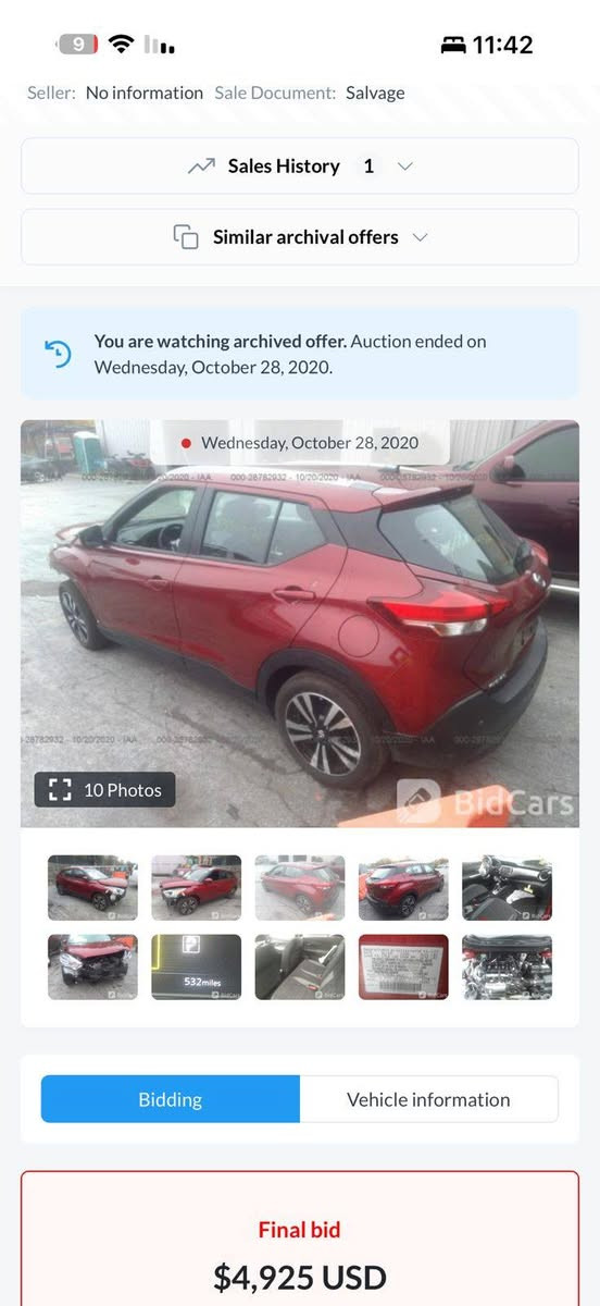 نيسان كيكس موديل 2022 للبيع  🚗 ماشية 77 ألف فقط، بيها شوية صبغ بالبونيد 🤏. رقمها شمالي أربيل وموجودة بكركوك السعر 105. للي مهتم يتصل على الرقم *********** 📞. ! ✨ كركوك, العراق
