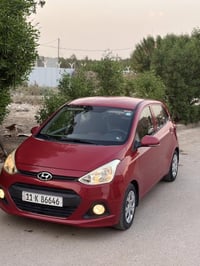 للبيع هونداي i10 كراند موديل ٢٠١٥ بيها بارد قليل بالجاملغ الخلفي ماشية...