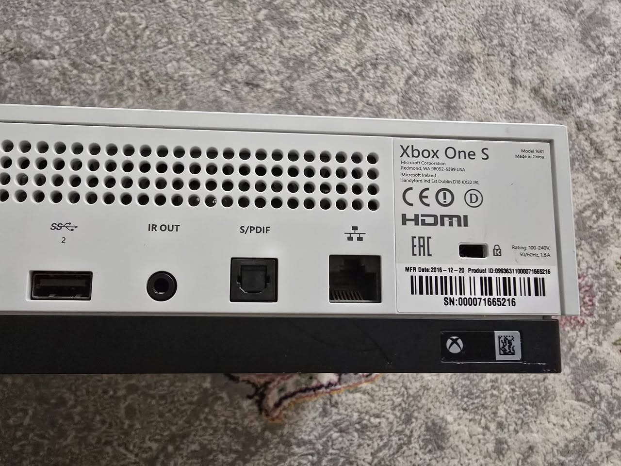 XBOX ONE S
بۆ فرۆشتن نەکراوە
دوو دەسکی لەگەڵە
دیسکێکی GTA V لەگەڵە
1 تێرا
لە سلیمانیم
180 هەزار قوفڵێتی🔒
ڕەقەم تەلەفون
***********
