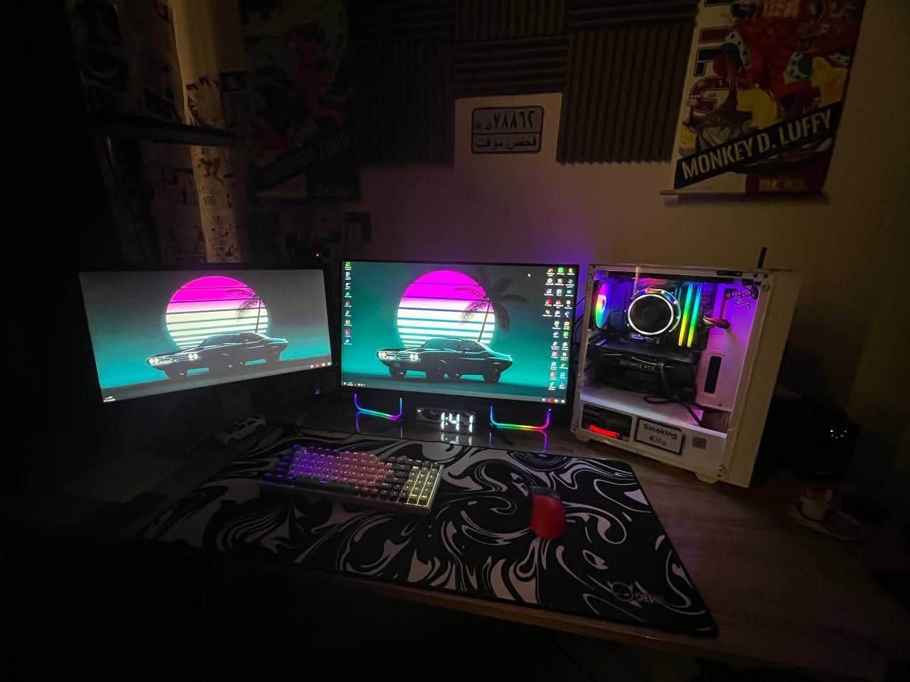 🔥 للبيع بي سي كامل ويا شاشتين وملحقات 🔥
🖥️ مواصفات الكيس:
• Ryzen 5 5500
• MSI X570 Gaming Plus
• RAM 16GB T-Force 3600MHz
• M.2 MSI 1TB Gen4
• M.2 256GB
• Power Supply Rocket 650W RGB
• Case Fantech 6 Fans RGB

🖥️ مواصفات الشاشات:
• AOC 27” — 180Hz — IPS — FHD
• Dell 22” — 75Hz — VA — FHD

⌨️ كيبورد: 25,000 د.ع
🔊 سبيكرات خارجية: 15,000 د.ع

💰 السعر الكامل: 1,050,000 د.ع

🚚 توصيل لجميع المحافظات العراقية

📞 للتواصل:
• واتساب: ***********
• اتصال فقط: ***********

📩 للجادين فقط
