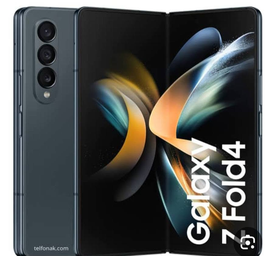 السعر 450
Galaxy zFold4 
*********** للبيع 128

نص مكتوب في الصور:
- telfonak.com Galaxy Z Fold4