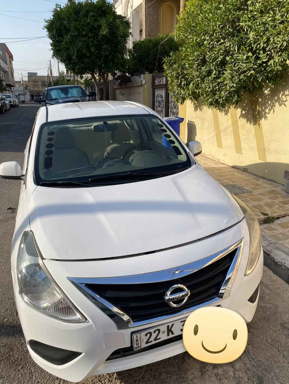 🚗 نيسان صني 2016 للبيع
المواصفات:
 الموديل: 2016
 اللون: أبيض
 الصبغ: مكفولة من الصبغ تماماً (بدون صبغ)
 البودي: يوجد تعديل بارد فقط، السيارة بنظافة ممتازة.
 المحرك والكير: بشرط الفحص والجاهزية، السيارة محرك وكير وتبريد شغال وممتاز.
 الوضع العام: سيارة جاهزة للشغل والسفر وما تحتاج أي مصروف.
📌 تفاصيل إضافية:
 المكان: أربيل زانكو  
السعر 82$ بيها مجال 
رقم ***********
