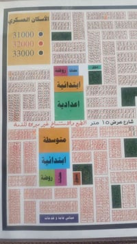أرض للبيع • قطعة أرض • الاسكان العسكري • قطاع 33 • 100 متر مربع • أرض ...