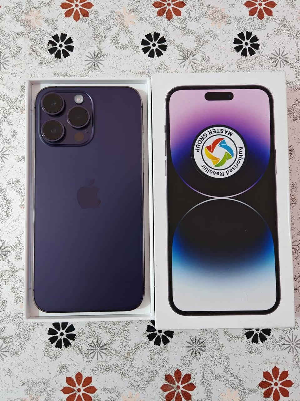 Phone 14 pro max  AA/A ماستر
ذاكره 256  بطاريته 80  

سعره 825 اسعار ثابته 

Phone 15 pro max شرق اوسط AA/A  ظمان ABM

مكفول من فتح وصيانه ذاكره 256  بطاريته 88 
 
سعره مليون و 60   اسعار ثابته 

مكاني بابل المركز توصيل ماكو اعتذر
