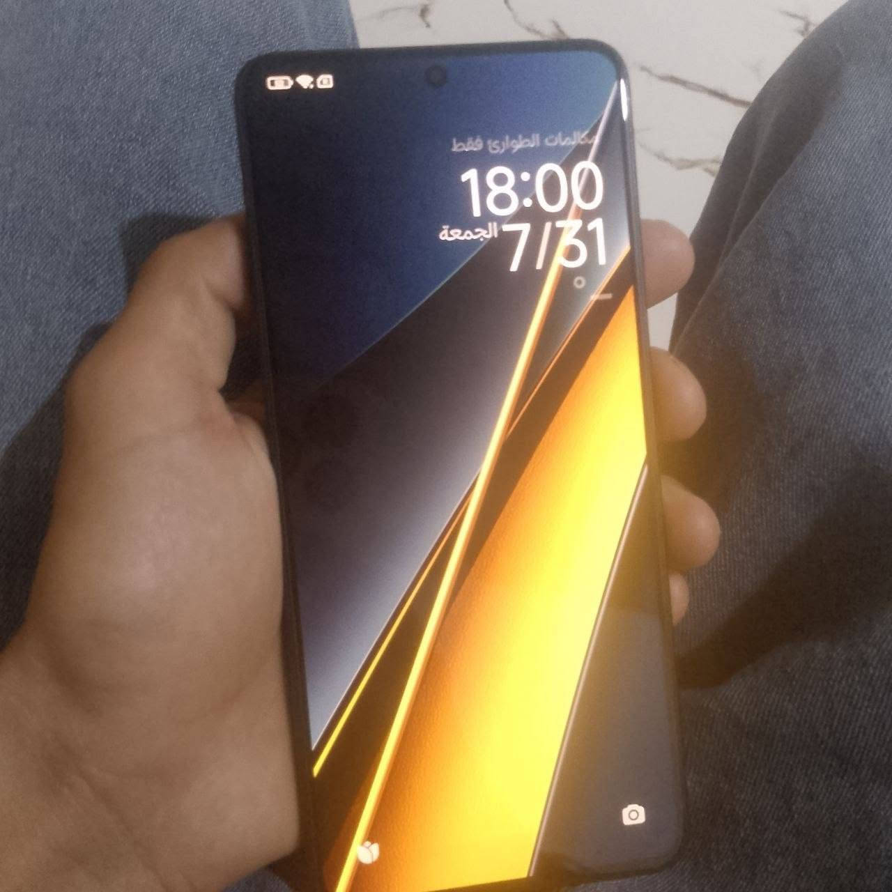 م بوكو x6برو 5G للبيع ذاكره 512 الجهاز نضيف حيل و لا داخل صيانه ولا بيه عطل يشغل 120 فريم ببجي كامره حلوه مكاني البصره الحيانيه السعر 350 بيه مجال للتواصل واتساب ***********
