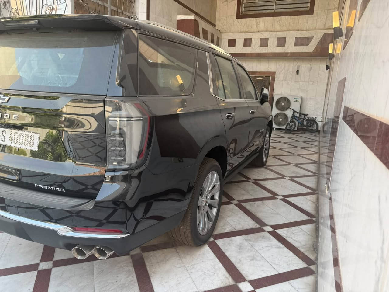 تاهو برمير وكالة المنصور موديل 2026 ماشيه اقل الف سعرهه 118 مليون مكاني بغداد ***********
