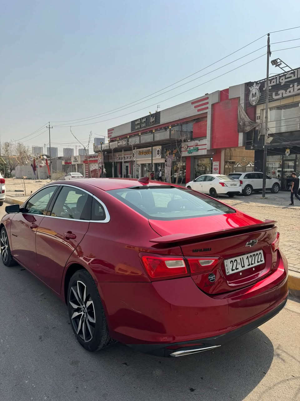 سلام عليكم لليدور نضيف ماليبو 2024 rs ماشيه 22 الف فقط دخول جديد رقم اربيل باسمي تريد تحويل او وكاله السياره جديده بمعنى الكلمه بجمه كبس مملعوب بي ابد حادثه فقط بابتين مبدلات بدون صبغ مواصفات 
رادارات امامي خلفي وجانبيات 
توقف ذاتي 
تثبيت مسار 
كروز سرعه 
دبل كزوز 
مانع تصادم 
وهواي بعد مواصفات السياره نضيفه بمعنى الكلمه وبجمه بلادي والسياره كلها بلاديه والسعر 135 مكاني بغداد وهذا رقمي ***********
