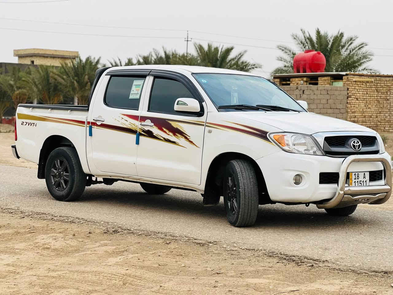 هايلكس ٢٠٠٨ • كشنات جلد • رقم بابل