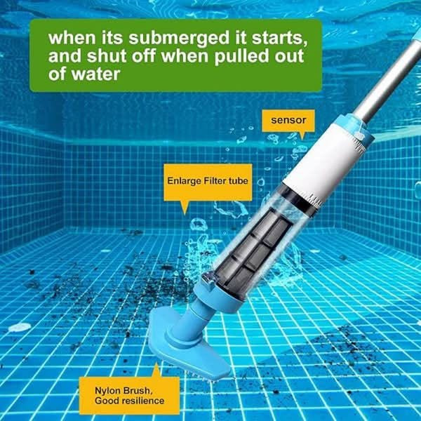 متوفرة الآن المكنسة اللاسلكية المحمولة من ماركة poolypoly العالميه  لتنظيف المسابح والسبا. شفط قوي جداً للرمال والأوساخ المتراكمة في الأرضية والزوايا.
💡 ليش تحتاجها؟
تعمل بدون وايرات (شحن يدوم طويلاً).
يجي وياها عصا تلسكوبية تفرش وتوصل لكل مكان.
تنظيف الفلتر مالتها بـ ثواني تحت الماي.
خفيفة الوزن وسهلة الاستخدام للكل.
للتواصل ع الرقم 
***********
