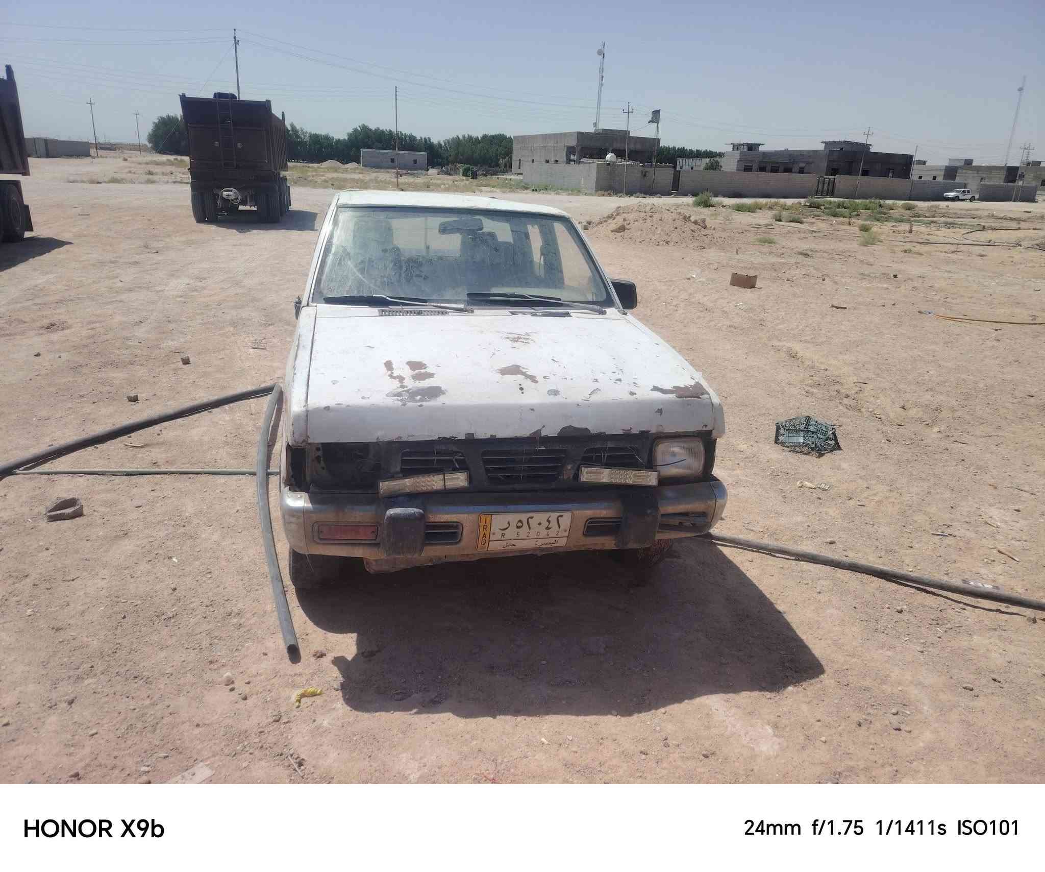 نيسان 94 سياره مكينه ونجي 4 ابيع كايمه سنويه منتهيه بل 2025 تحويل ثاني يوم سعر 20 ورقه وبيها مجال البصرة الزبير ***********

نص مكتوب في الصور:
- HONOR X9b 24mm f/1.75 1/1483s ISO101
- HONOR X9b 24mm f/1.75 1/1411s ISO101
- HONOR X9b 24mm f/1.75 1/1208s ISO100
- HONOR X9b 46mm f/1.75 1/1697s ISO100