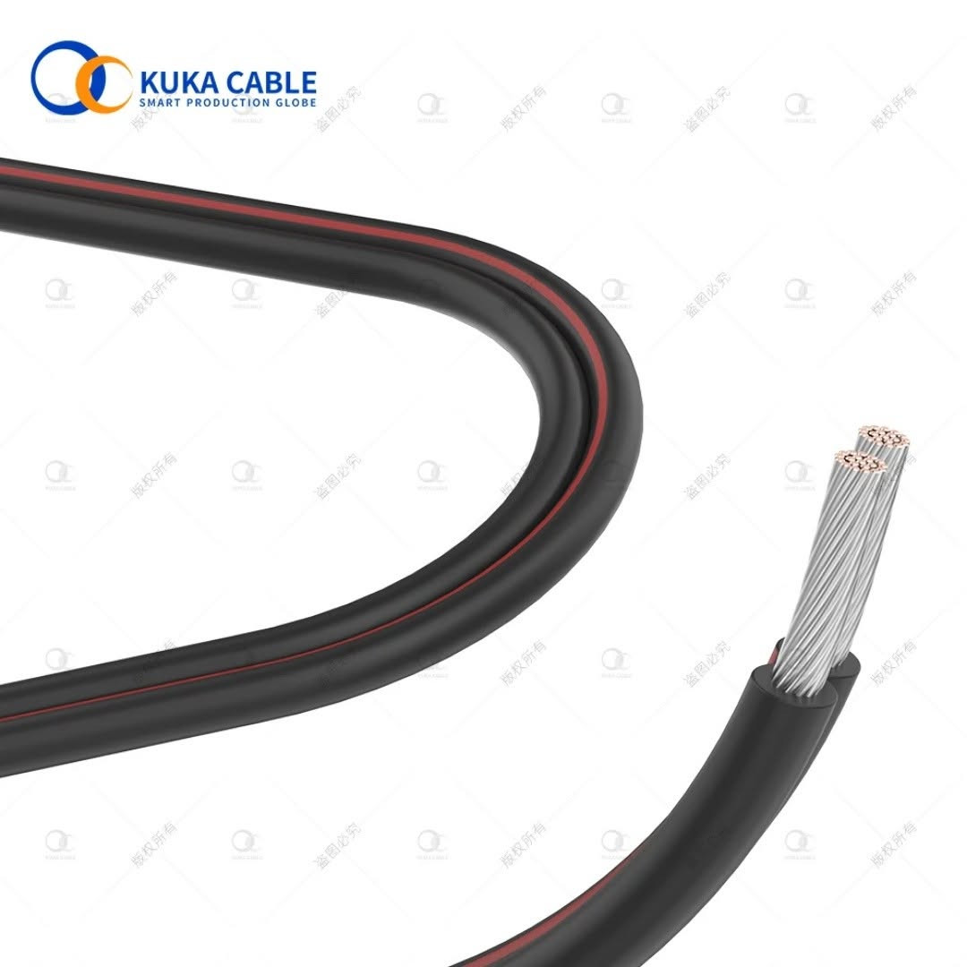 ☀️ وصل حديثًا كابلات الطاقة الشمسية ☀️

🔥 كابل KUKA الشمسي الأصلي

KUKA Solar Cable – H1Z2Z2-K

🔌 2×4mm² | DC 1500V

نقدّم لكم كابلًا شمسيًا عالي الجودة، مصممًا للاستخدام في منظومات الطاقة الشمسية، مع مواصفات فنية موثقة وفحوصات جودة للمادة الموردة.

✅ نحاس مطلي بالقصدير Tinned Copper
✅ 56 شعيرة لكل موصل
✅ عازل وغلاف XLPO / XLPO
✅ مقاومة موصل 4.99 Ω/km عند 20°C
✅ مقاومة عزل 3080 MΩ/km
✅ اختبار جهد 6.5kV لمدة 5 دقائق بدون انهيار
✅ اجتاز اختبار اللهب
✅ اجتاز اختبار الانحناء بدرجة -40°C بدون تشقق
✅ نتائج فحص المصنع: PASS

📋 وفق تقرير فحص المصنع تم اختبار الكابل وفق المعايير المذكورة في التقرير، ومنها:
EN 50618 – IEC 62930 – EN 60811

📦 متوفر الآن 

💎 جودة نختارها بعناية… لأن كل تفصيل في المنظومة يصنع الفرق.

⚡ حلول الطاقة الشمسية 
الشعب شارع الصحة نهايته 
***********

نص مكتوب في الصور:
- KUKA CABLE SMART PRODUCTION GLOBE
- KUKA CABLE SMART PRODUCTION GLOBE 盗图必究 版权所有