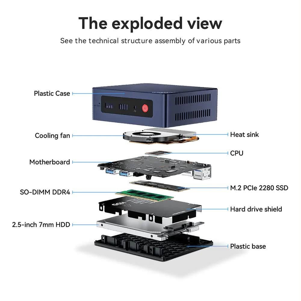 السلام عليكم…..
اغاتي متوفر ميني بيسي mini PC بهذه التفاصيل وهذا الشكل الجهاز جديد بالكارتون وضمان الفحص قبل الشراء 

وهذه مواصفاتة:- 

    MINI S12

* المعالج (CPU): Intel Alder Lake-N95

* الجيل: الجيل 12

* الأنوية: 4 Cores

* المسارات: 4 Threads

* التردد الأقصى: 3.4 GHz Turbo

* الكاش: 6 MB Smart Cache

* كرت الشاشة: Intel UHD Graphics

* وحدات التنفيذ الرسومي: 16 EUs

* تردد الرسوميات الأقصى: 1200 MHz

* الرام: 8GB DDR4

* تردد الرام: 3200 MHz

* نوع الرام: Single Channel

* التخزين: يدعم حتى 2TB PCIe

* القرص المذكور: M.2 SSD بسعة 256GB (اختياري حسب الصورة)

* الشبكة: LAN بسرعة 1000 Mbps

* Wi-Fi: Wi-Fi 5 (802.11ac)

* Bluetooth: 4.2

* التبريد: مروحة + مشتت حراري + غطاء تبريد للقرص

* أبعاد الجهاز: 4.52 × 4.01 × 1.54 إنش، أي تقريباً 11.48 × 10.19 × 3.91 سم

السعر:- 200 الف وبي مجال
للتواصل على الواتساب:- ***********
