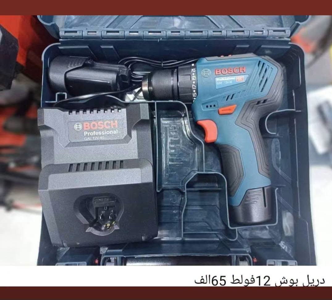 دريل بوش • مروحة جديدة • لقمة ٤٠٠ نيوتن