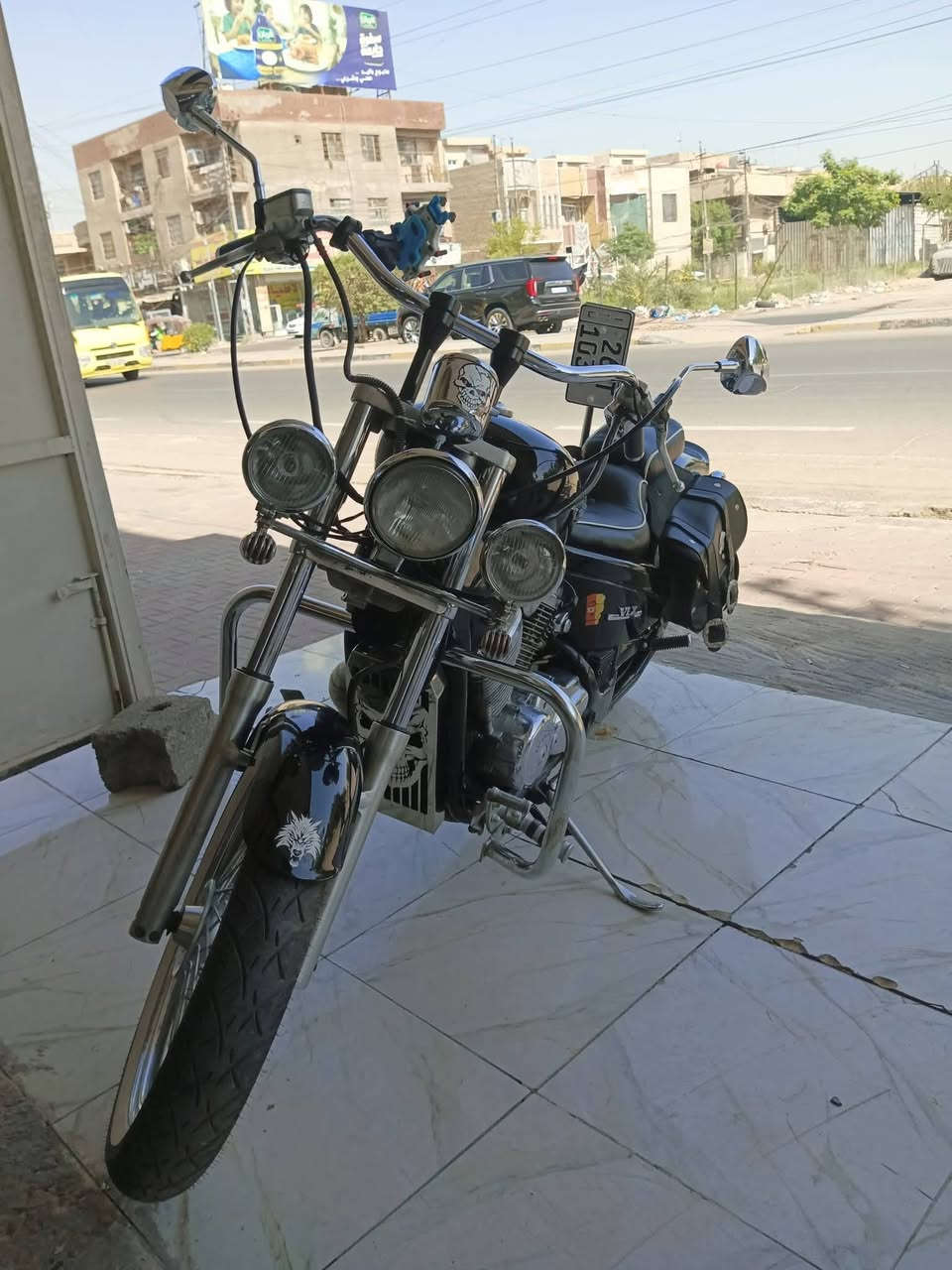 سلام عليكم شباب دراجه ستد مرقم صلاح الدين رقم انكليزي  الدراجه جاهزه محرك مكفول بدون نواقص  ادامه كامله الماء زيتي شلعه أو معدل كهربائياتها  كله شغال العنوان بغداد  ***********السعر 18او بيها مجال
