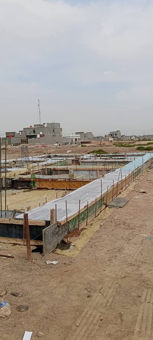 الصالحيه • صب اساس • ٢٠٠ متر