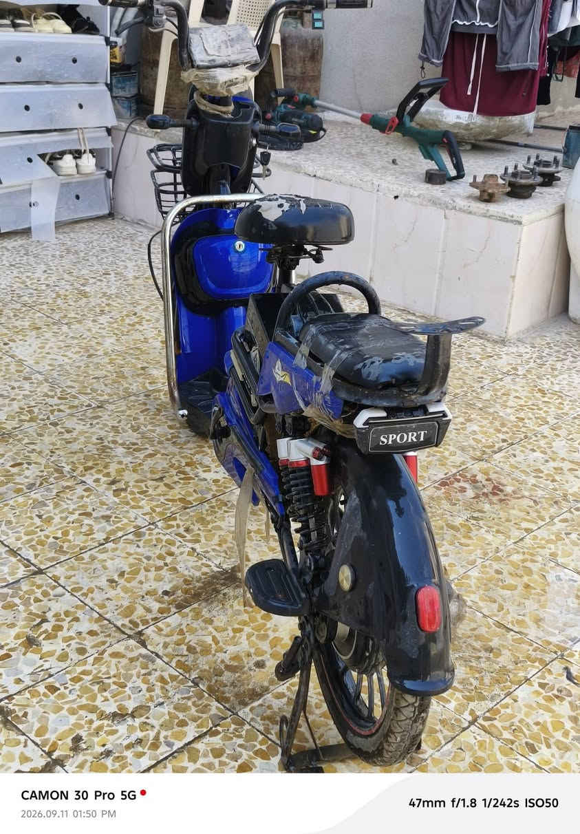 سلام عليكم
ماطورات اثنين للبيع بطارياتهن منفوخه اثنيهن بس البطاريات اي خلل مابيهن والنضافه كدام العين السعر 200 وبيهن مامجال للطيبين 
***********

نص مكتوب في الصور:
- CAMON 30 Pro 5G
- 2026.09.11 01:50 PM
- 47mm f/1.8 1/253s ISO50
- CAMON 30 Pro 5G 2026.09.11 01:50 PM 47mm f/1.8 1/242s ISO50
- 47mm f/1.8 1/265s ISO50
- CAMON 30 Pro 5G 2026.09.11 01:43 PM 47mm f/1.8 1/1701s ISO48
- 2026.09.11 01:43 PM
- 47mm f/1.8 1/2012s ISO48
- 47mm f/1.8 1/2294s ISO49