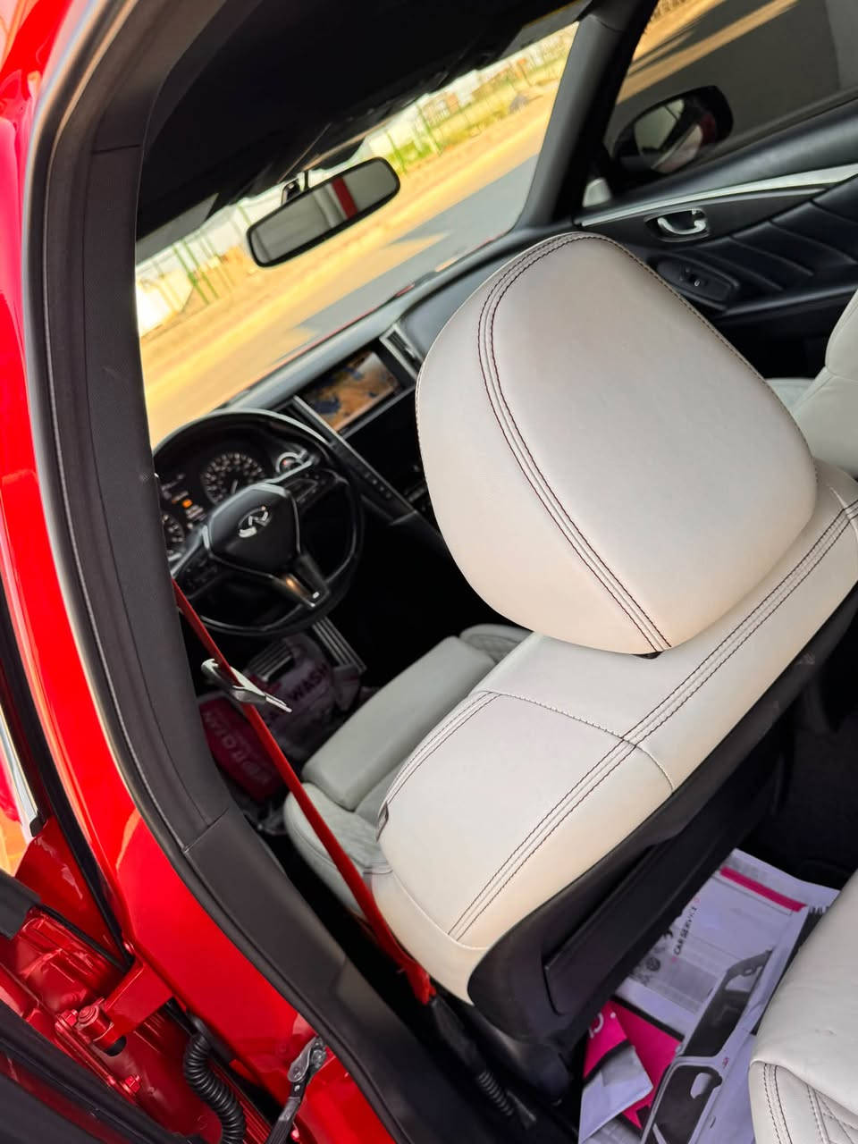 انفنتي Q50 • ريد سبورت • صور حادث