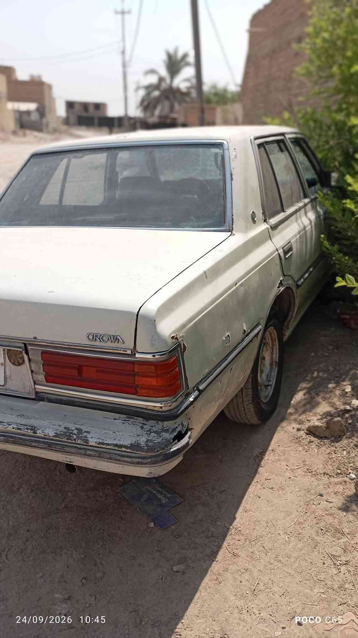 سلام عليكم سوبر للبيع مديل 82 مكينه دخن مال ملكه كير شرط جديد كهربائيات كلها شغاله تخم تاير حداديه رقم نكليزي مثنى سنويه 2030 سياره جاهزه دواخل جدد مكان سياره ناصرية مركز سعر.28 وبيه مجال      ***********

نص مكتوب في الصور:
- 24/09/2026 10:43 POCO C65
- 24/09/2026 10:45
- POCO C65
- 24/09/2026 10:46 POCO C65
- 24/09/2023 10:45 POCO C65
- 24/09/2026 10:45 POCO C65