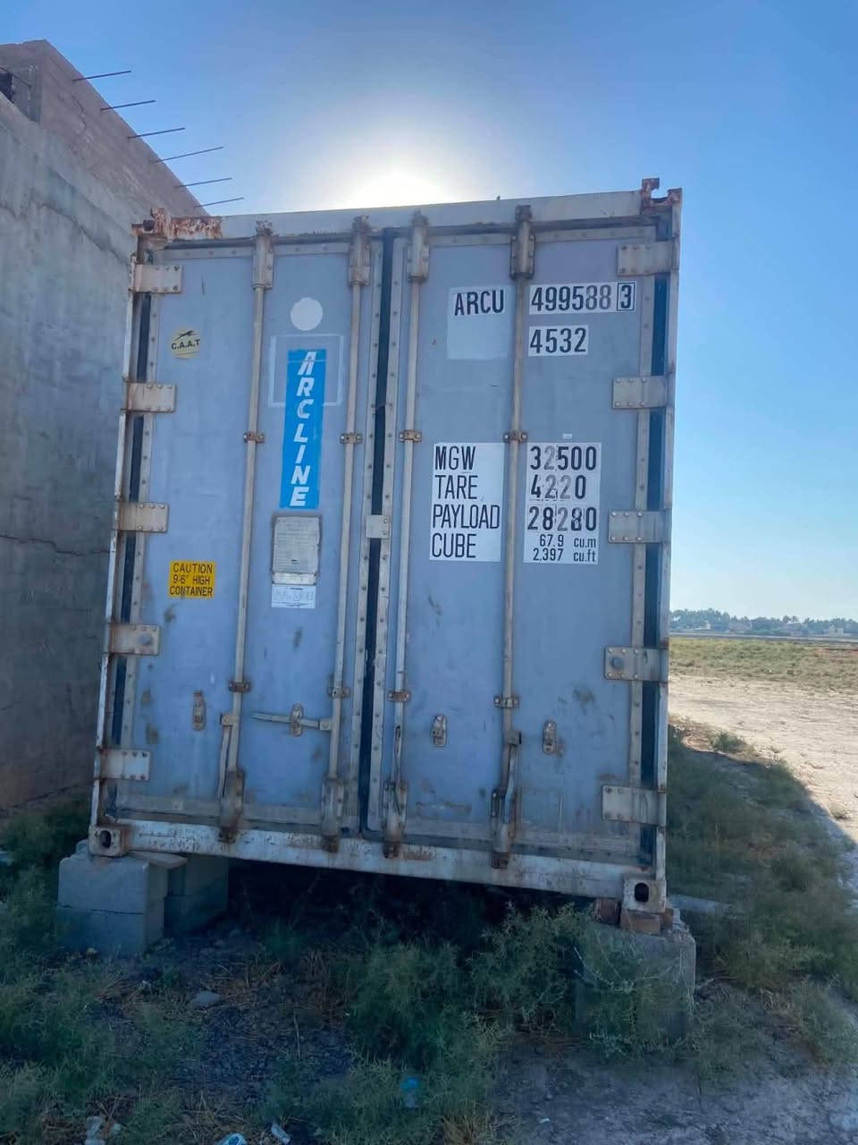 براد حاويه أمريكي من ماركة كارير ألامريكي الصنع شرط تجميد تحت الصفر شرط الفحص   نظافة 100٪ يستخدم لخزن التمور واللحوم عنوانا ديالى منطقة الحويش  الاستفسار ع الاتصال ***********
السعر 10 مليون بيه مجال بسيط 👇 وهاي فديو وصور توضح كلشي
براد حاويه أمريكي من ماركة كارير ألامريكي الصنع شرط تجميد تحت الصفر شرط الفحص   نظافة 100٪ يستخدم لخزن التمور واللحوم عنوانا ديالى منطقة الحويش  الاستفسار ع الاتصال ***********
طول 12 متر كمية التخزين 25 طن
