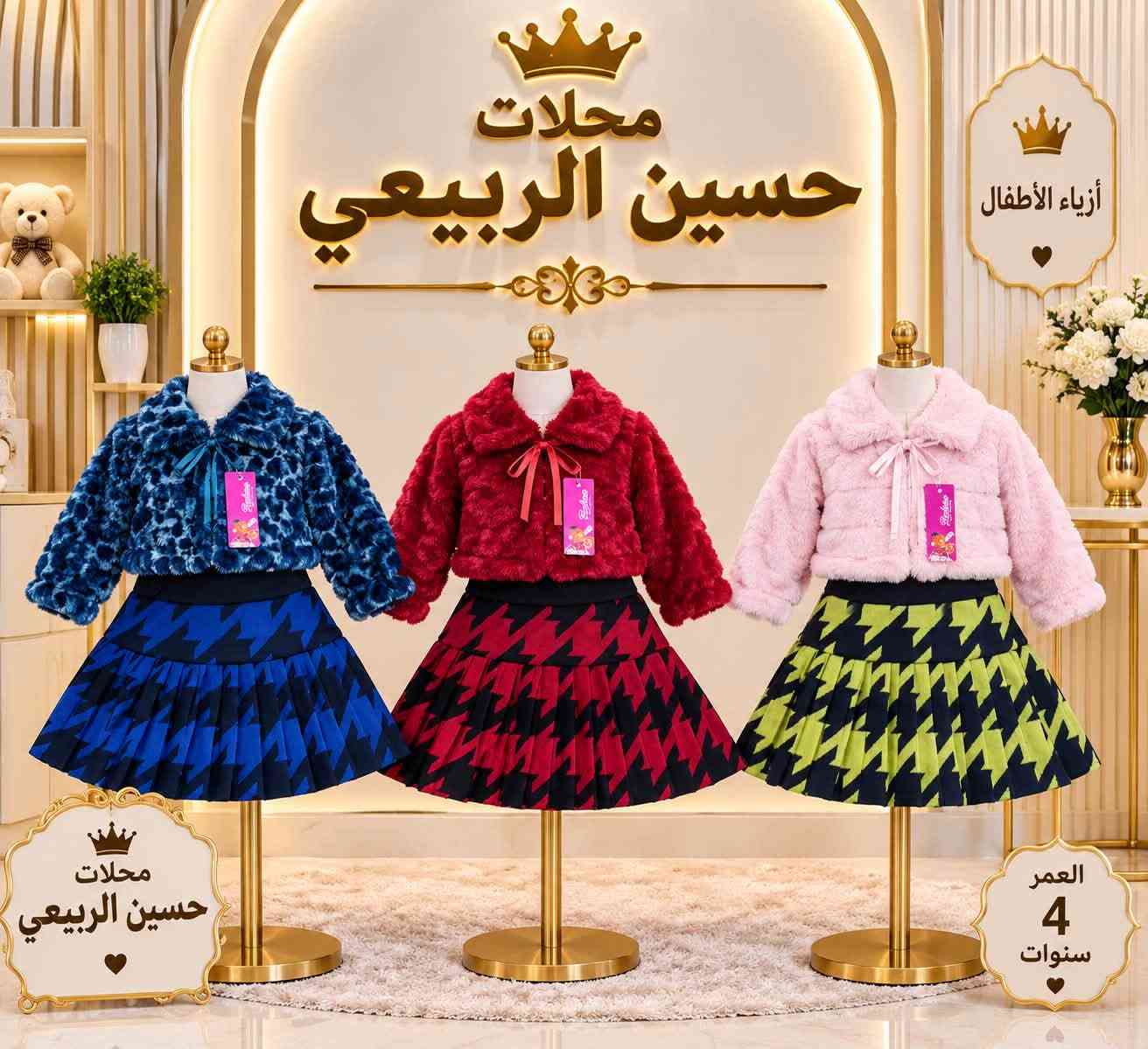 فستان 2 قطعة • خامة ثقيلة • قياس 16-18