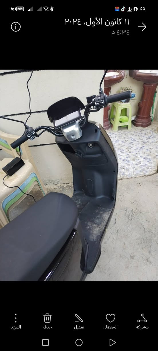 سلام عليكم دراجه لبيع نوع الدراجه سايج الدراجه نضيفه الملف 1200 عدد البطاريات5 السعر700   العنوان بغداد 
***********

نص مكتوب في الصور:
- ١١ كانون الأول، ٢٠٢٤ ٤:٣٤ م
- ١١ كانون الأول، ٢٠٢٤ ٠٤:٣٤ م مشاركة المفضلة تعديل حذف المزيد